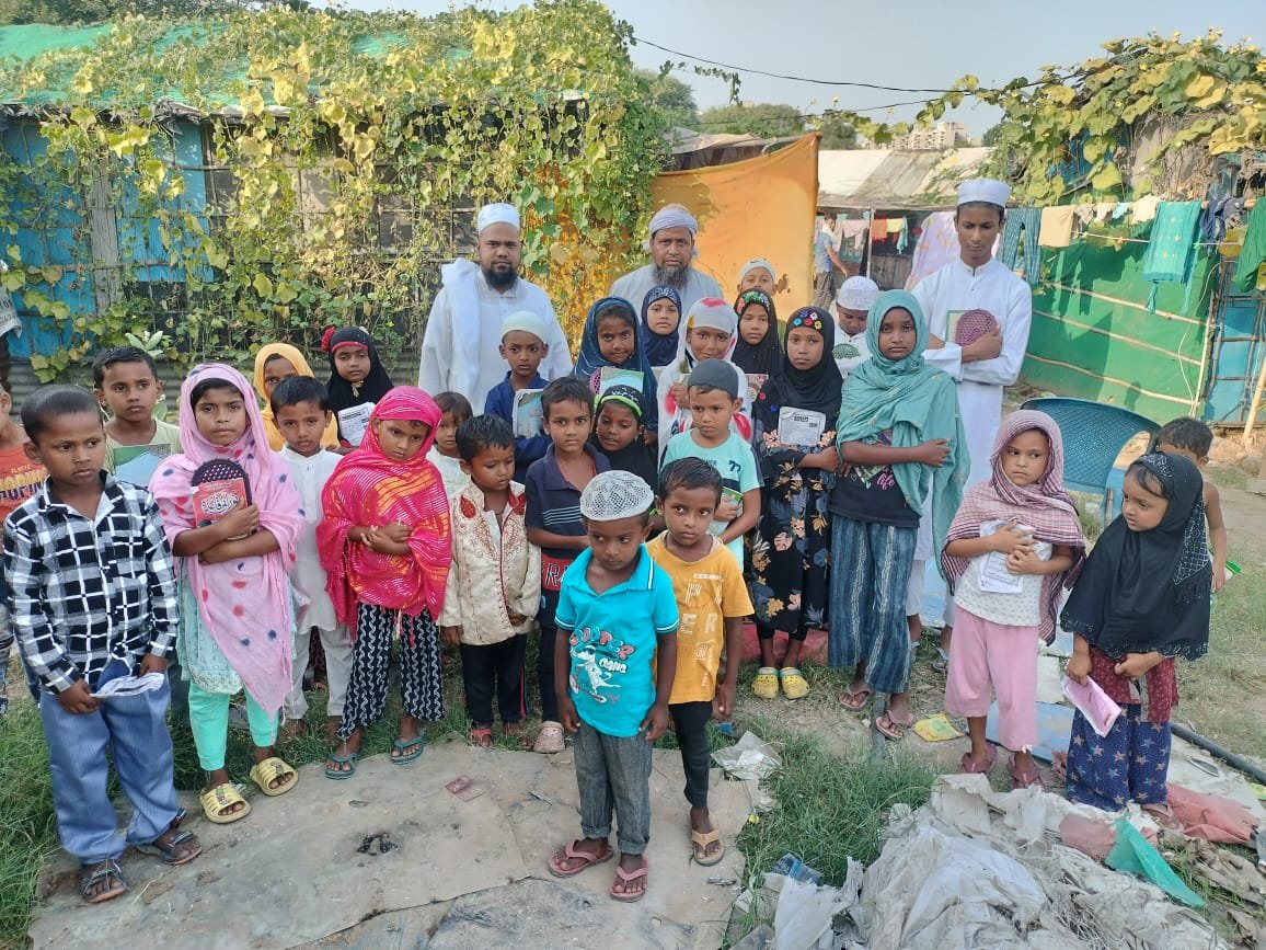 Free Educational Books & Learning Material Distributed to Rural Maktab Children
